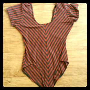 90s Striped Bodysuit